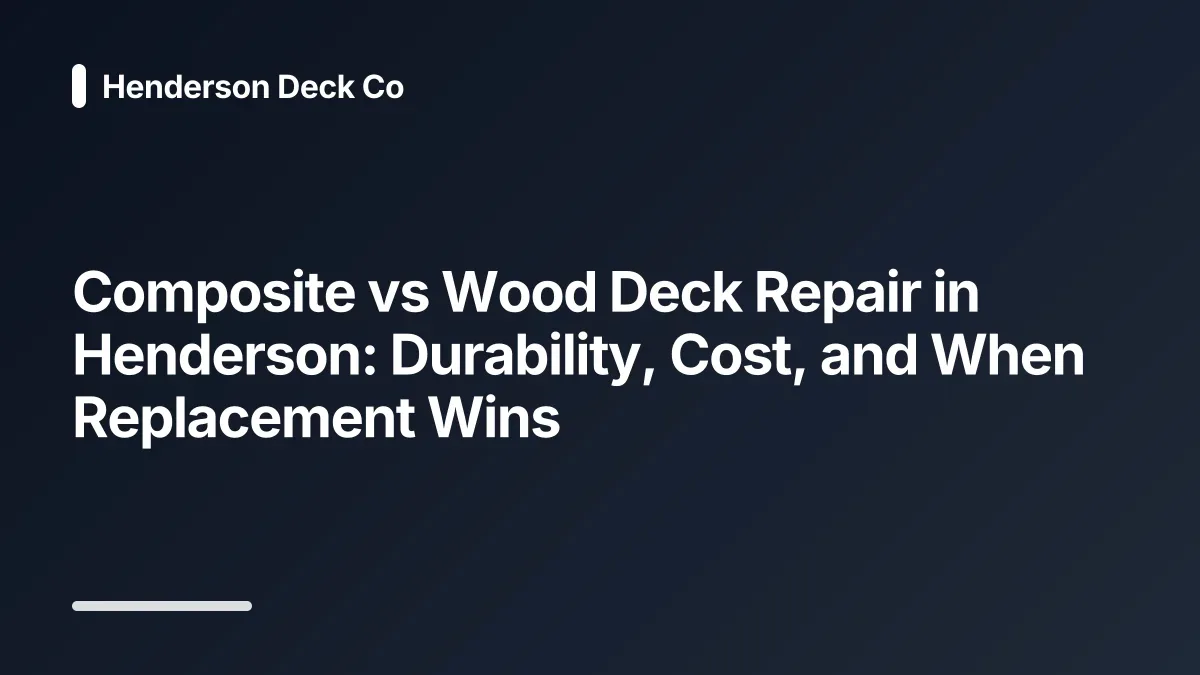 deck replacement cost